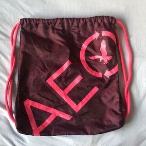 American Eagle Drawstring Bag